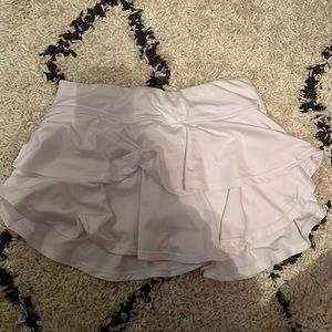 White athletic skirt